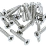 20 stuks Houtschroeven pozidrive 3.7X30 mm RVS Gepolijst