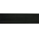 AMI briefplaat met veer type DL 340x73 zwart