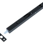 Bascule kantschuif 200x17x15 mm Staal Zwart