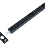 Bascule kantschuif 220x20x15 mm Staal Zwart