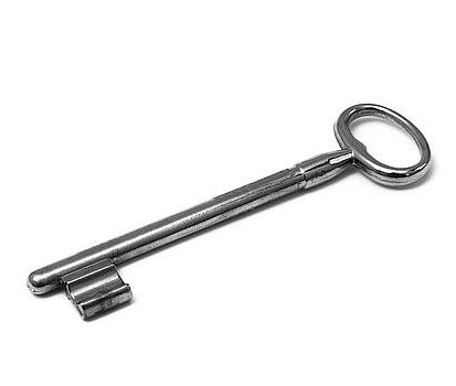 1 Dulimex Sleutel nr. 10,5 voor Poortsloten en Kelderbandsloten