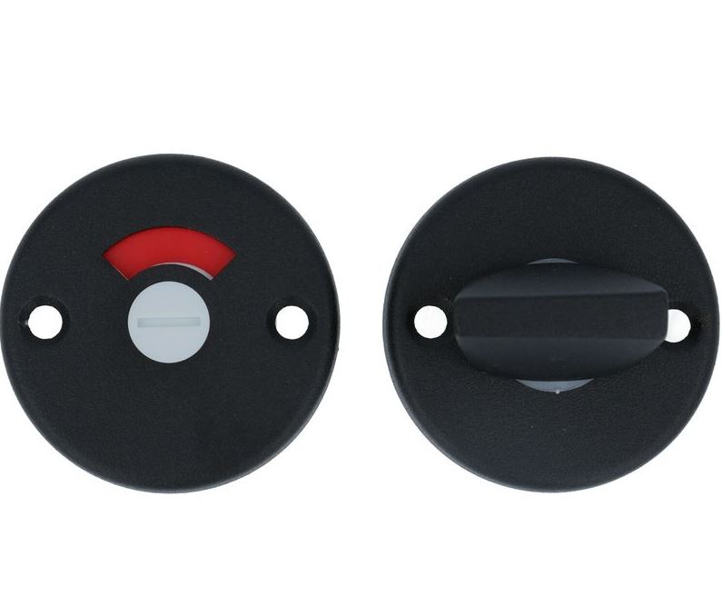 Ami WC-Sluiting Rond Aluminium Zwart