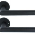 Buiten Deurkruk Marc Rond Zwart