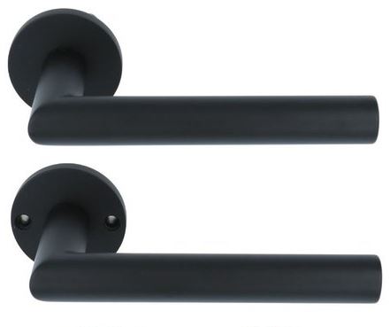 Buiten Deurkruk Marc Rond Zwart