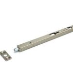 Bascule kantschuif 200x17x15 mm Staal Zilvergelakt