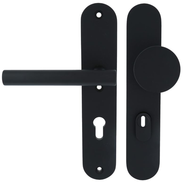 Veiligheidsbeslag met kerntrek beveiliging BASICS LB60-50KT/LBVII-19 knop/kruk SKG*** Zwart PC72