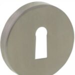 2x Sleutelplaatje Rond RVS