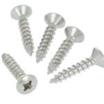 50 Houtschroeven vernikkeld 3x16 mm