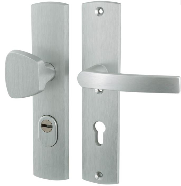 AXA veiligheidsbeslag PC72 SKG*** met kerntrekbeveiliging greep/kruk