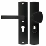 Axa Curve Veiligheidsbeslag met kerntrekbeveiliging PC55 knop/kruk SKG*** Zwart