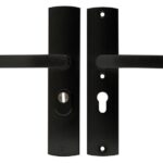 Axa Curve Veiligheidsbeslag met kerntrekbeveiliging PC55 kruk/kruk SKG*** Zwart