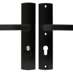 Axa Curve Veiligheidsbeslag met kerntrekbeveiliging PC72 kruk/kruk SKG*** Zwart