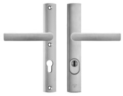 AXA Curve Smal veiligheidsbeslag met Kerntrek beveiliging Kruk/Kruk SKG*** PC72