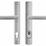 AXA Curve Smal veiligheidsbeslag met Kerntrek beveiliging Kruk/Kruk SKG*** PC92