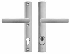 AXA Curve Smal veiligheidsbeslag met Kerntrek beveiliging Kruk/Kruk SKG*** PC92