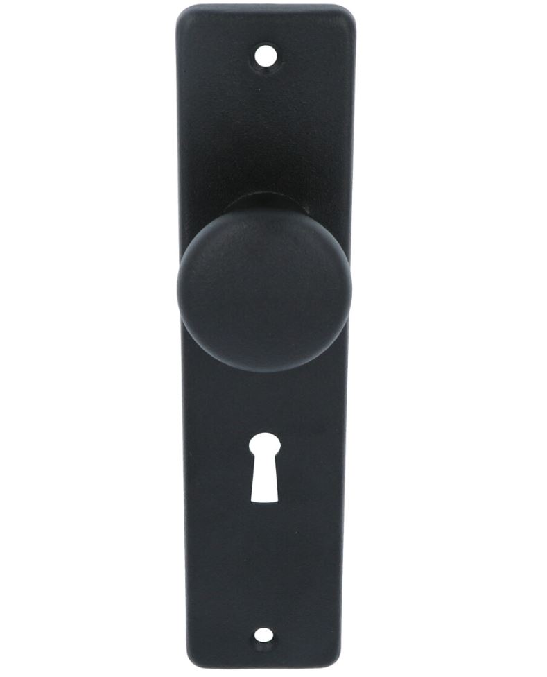 Ami Kortschild Met vaste knop SL56 Aluminium Zwart