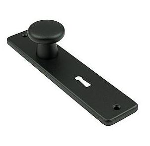 Ami Kortschild Met vaste knop SL56 Aluminium Zwart