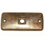 Achterplaat Voor Meubelknop Brons Gevlekt