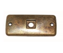 Achterplaat Voor Meubelknop Brons Gevlekt