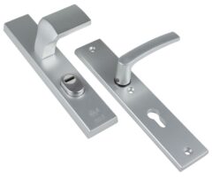 AMI Veiligheidsgarnituur VARO Rechthoekig met kerntrekbeveiliging PC55 SKG*** Aluminium F1