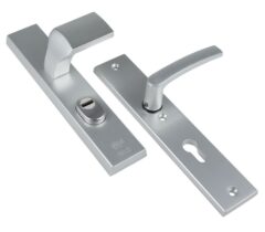 AMI Veiligheidsgarnituur VARO Rechthoekig met kerntrekbeveiliging PC72 SKG*** Aluminium F1