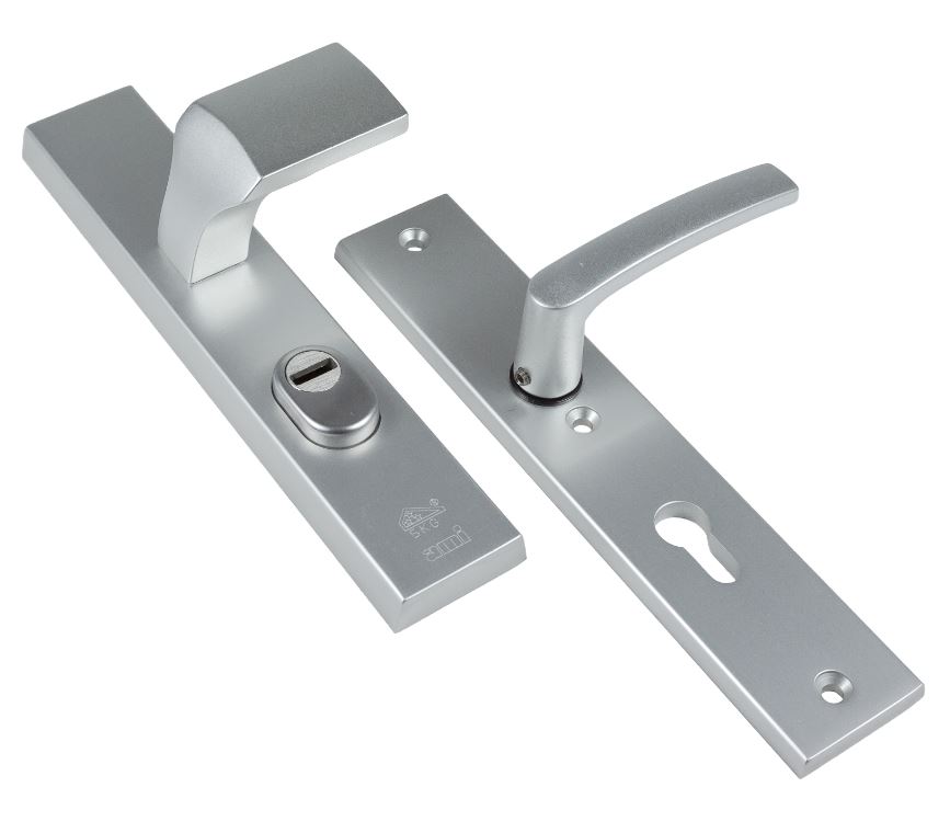 AMI Veiligheidsgarnituur VARO Rechthoekig met kerntrekbeveiliging PC72 SKG*** Aluminium F1