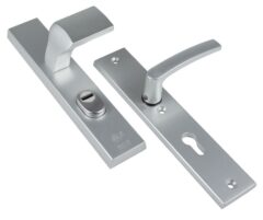 AMI Veiligheidsgarnituur VARO Rechthoekig met kerntrekbeveiliging PC92 SKG*** Aluminium F1