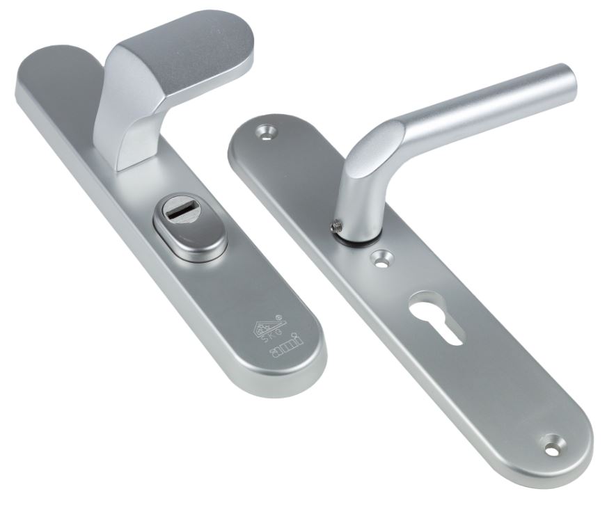 AMI Veiligheidsgarnituur VARO Ovaal met kerntrekbeveiliging PC72 SKG*** Aluminium F1