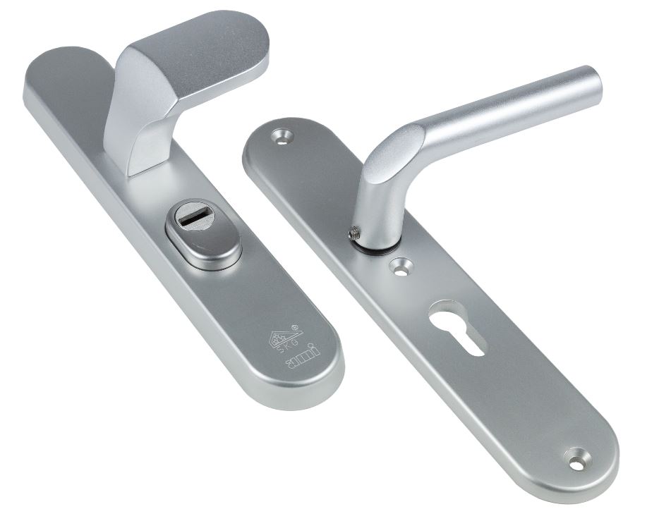 AMI Veiligheidsgarnituur VARO Ovaal met kerntrekbeveiliging PC92 SKG*** Aluminium F1