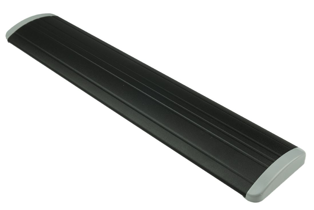 AMI Tochtklep aluminium Zwart