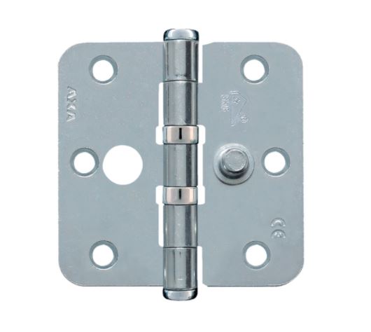 AXA Kogellagerscharnier SKG** 76x76 Verzink Ronde Hoeken