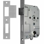 AXA dag-nachtslot cilinder PC55 met RVS Voorplaat