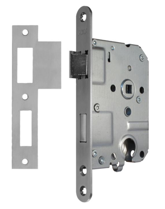 AXA dag-nachtslot cilinder PC55 met RVS Voorplaat