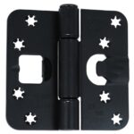 Buva Scharnier Atlas Inside 89x89 mm SKG**® Draairichting 2+4 Zwart