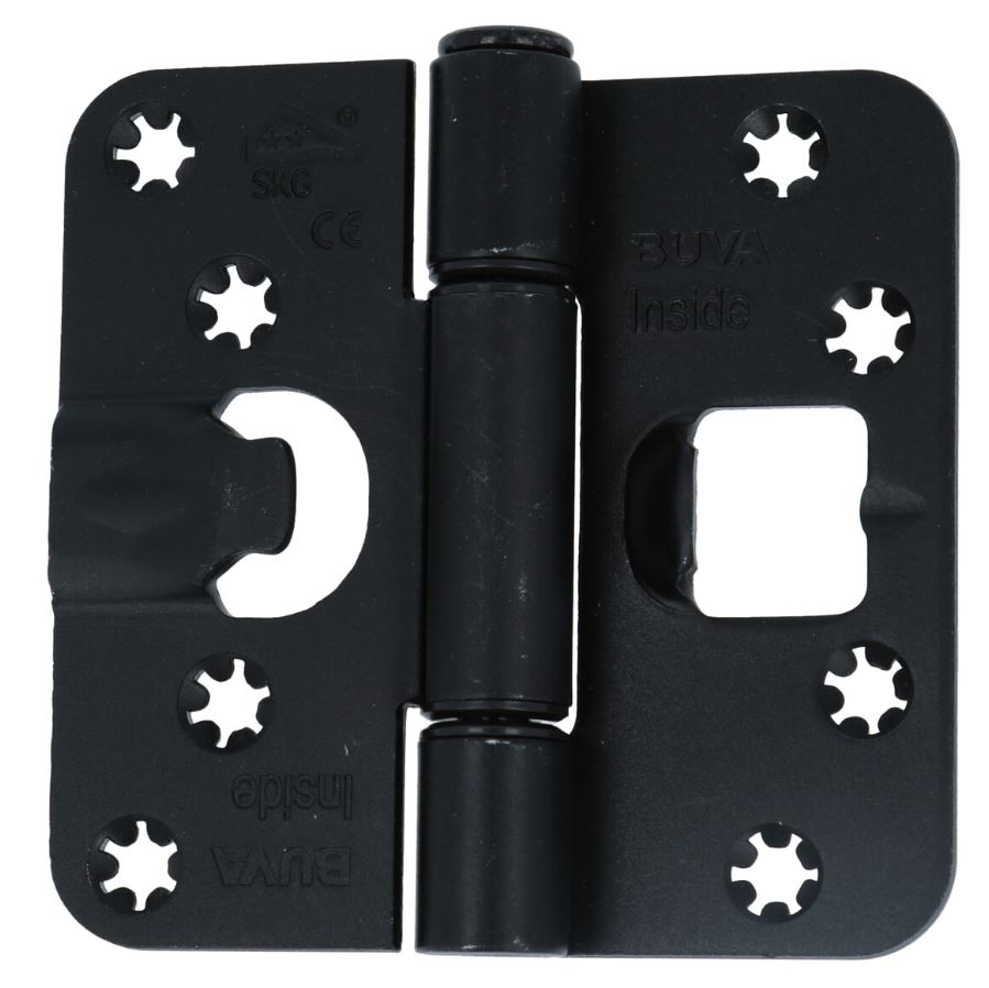 Buva Scharnier Atlas Inside 89x89 mm SKG**® Draairichting 1+3 Zwart