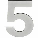 BASICS Huisnummer LBHN100-5 PVD Mat RVS