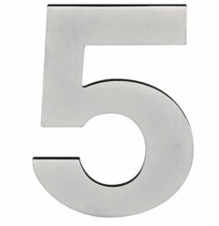 BASICS Huisnummer LBHN100-5 PVD Mat RVS