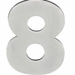 BASICS Huisnummer LBHN100-8 PVD Mat RVS