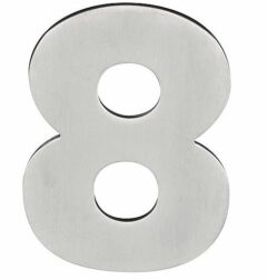 BASICS Huisnummer LBHN100-8 PVD Mat RVS