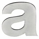 BASICS Huisnummer LBHN100-A PVD Mat RVS