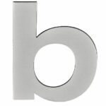 BASICS Huisnummer LBHN100-B PVD Mat RVS