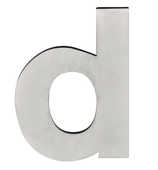 BASICS Huisnummer LBHN100-D PVD Mat RVS