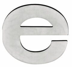 BASICS Huisnummer LBHN100-E PVD Mat RVS