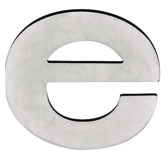 BASICS Huisnummer LBHN100-E PVD Mat RVS