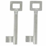 2 Sleutels Nr. 1 voor Binnendeursloten BB Van Dulimex