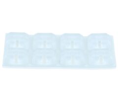 8 Zelfklevende Voetjes PU Transparant 18 X 18 X 7,5 mm