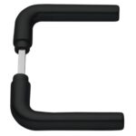 AXA Deurkruk L Aluminium Zwart