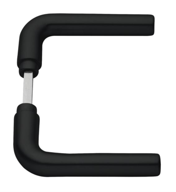 AXA Deurkruk L Aluminium Zwart