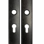 AXA Curve Klik Schild PC55 Aluminium Zwart