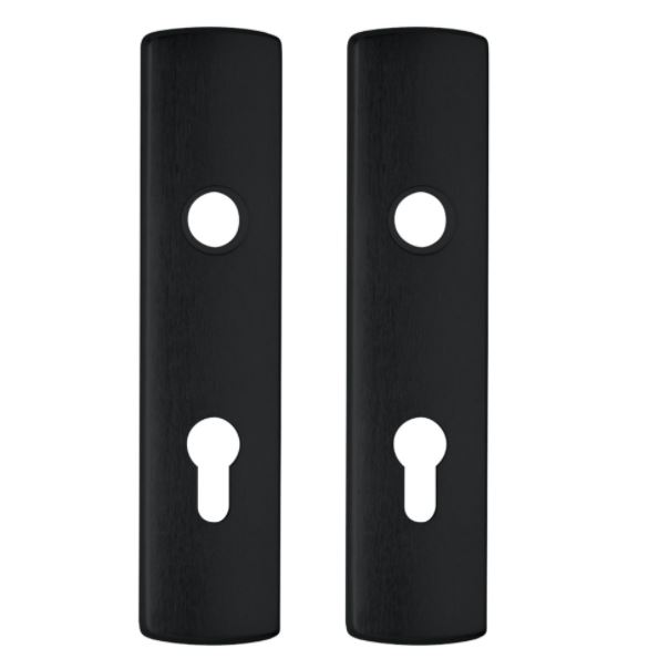 AXA Curve Klik Schild PC72 Aluminium Zwart